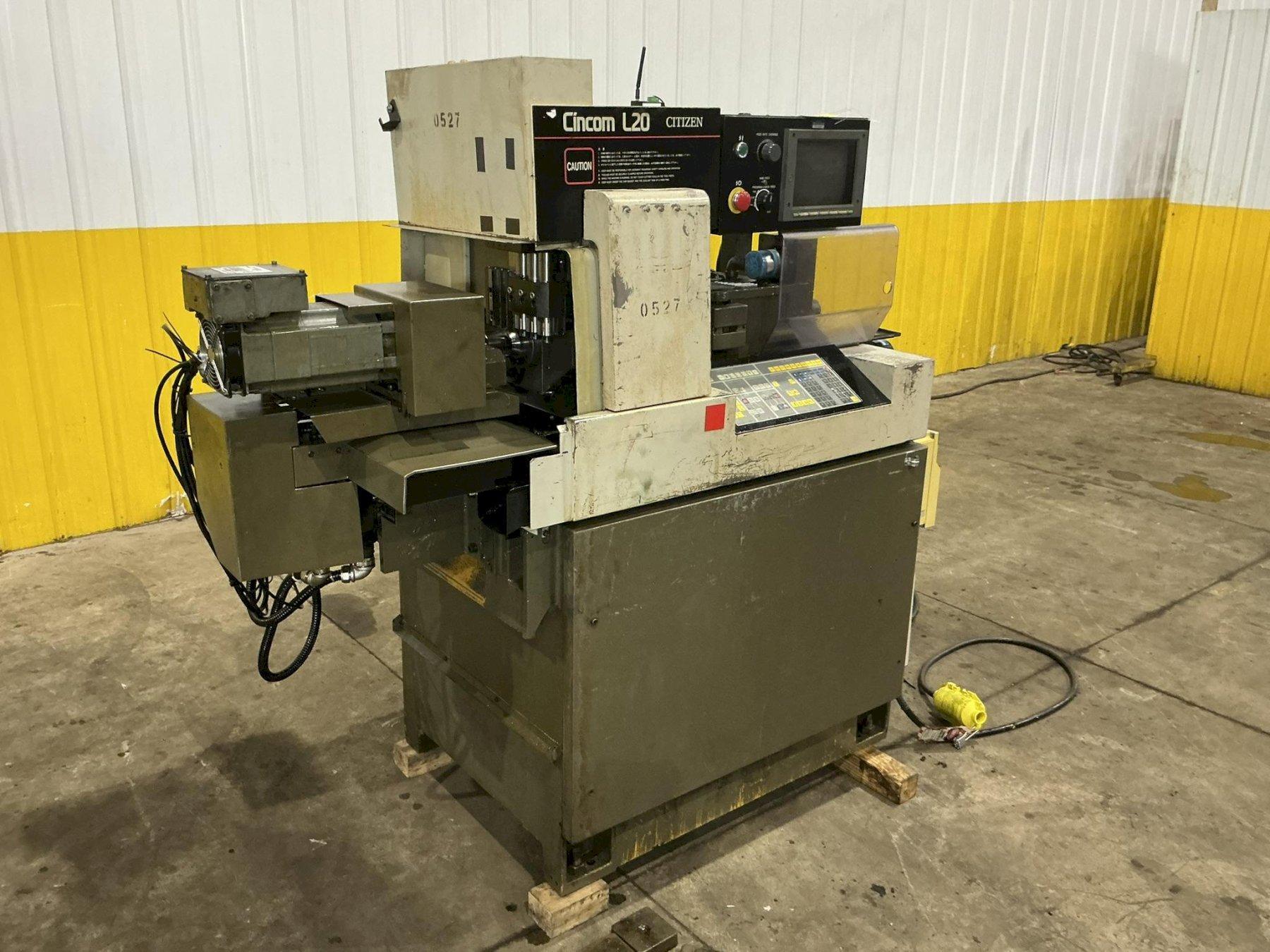 1993 CITIZEN MODEL #L-20 SWISS CNC LATHE : YOBRO #25106