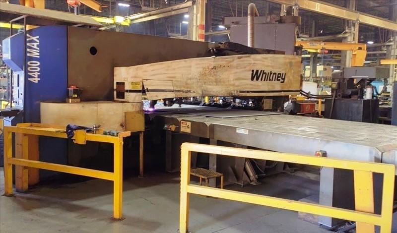 WHITNEY 4400 MAX 100 TON CNC TURRET PUNCH & PLASMA