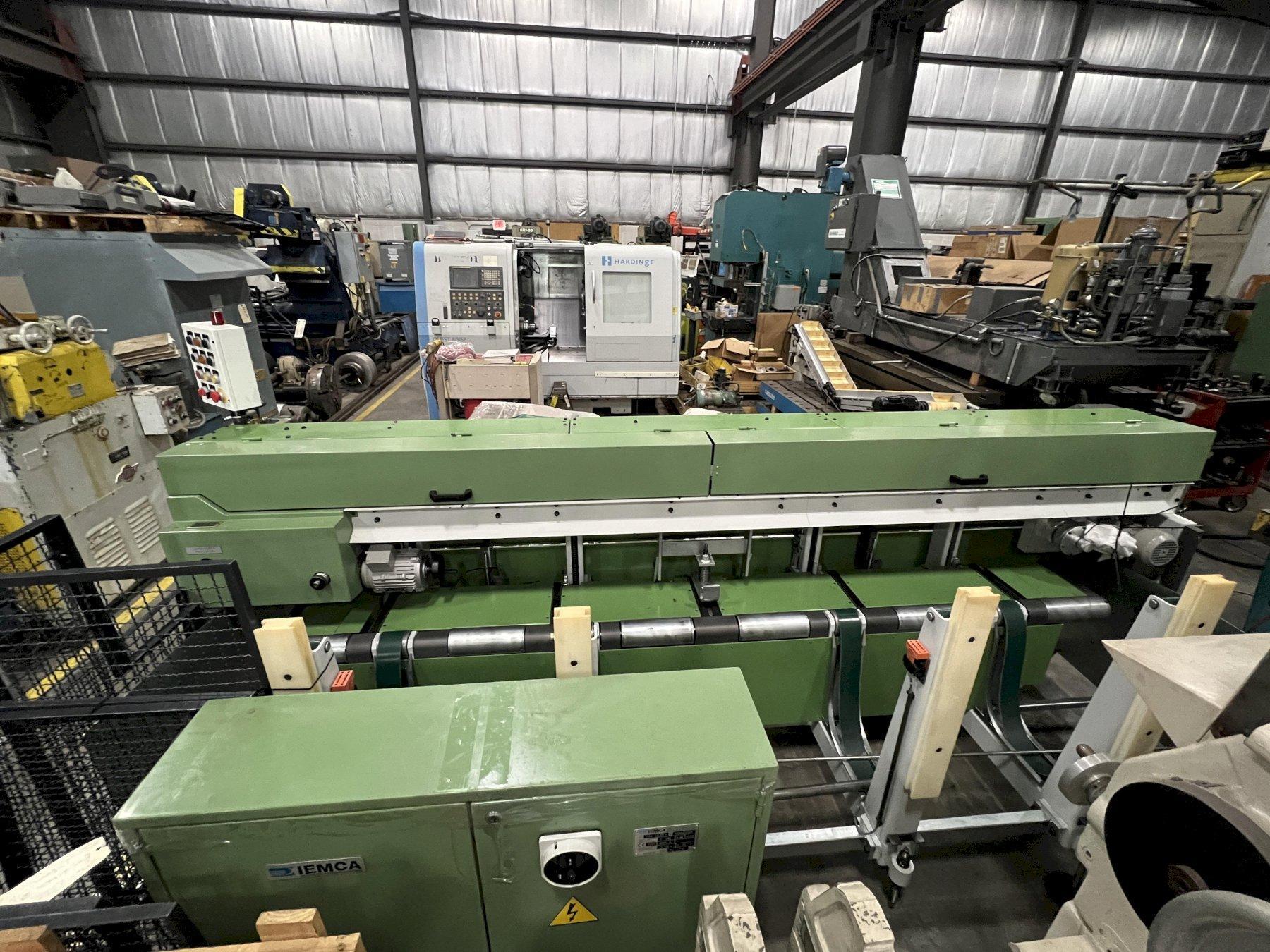 IEMCA PRA 40/33 BUNDLE TYPE BAR FEEDER, 3300 MM MAX LENGTH, 2200 MM MIN LENGTH, 52 MM DIA, 2000