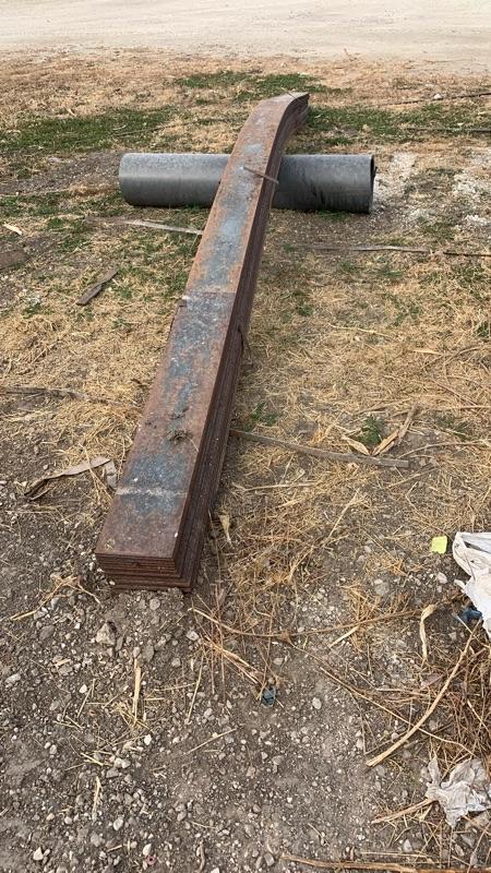 33 - PREOWNED PIECES OF FLAT STEEL