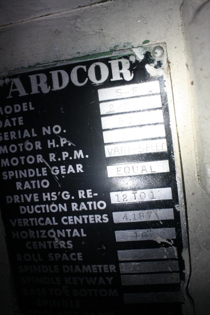 12 STAND X 1.5' ARDCOR ROLLFORMER: STOCK 65706