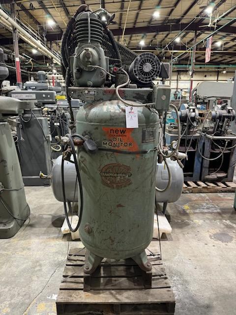 1 - PREOWNED CHAMPION AIR COMPRESSOR, MODEL #: TUV57-80, S/N: 108874