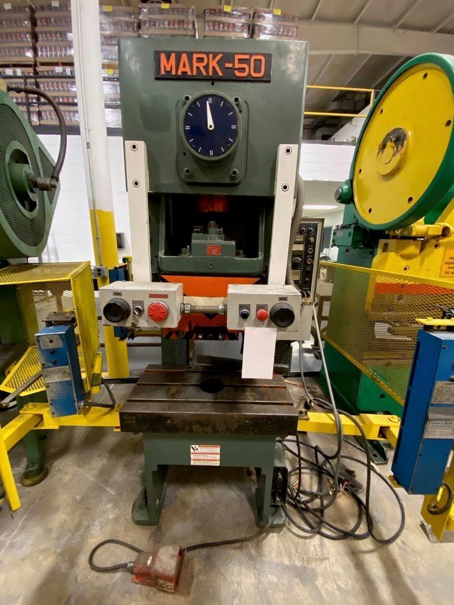 50 TON SUTHERLAND MARK 50 GAP FRAME PRESS, 4.3