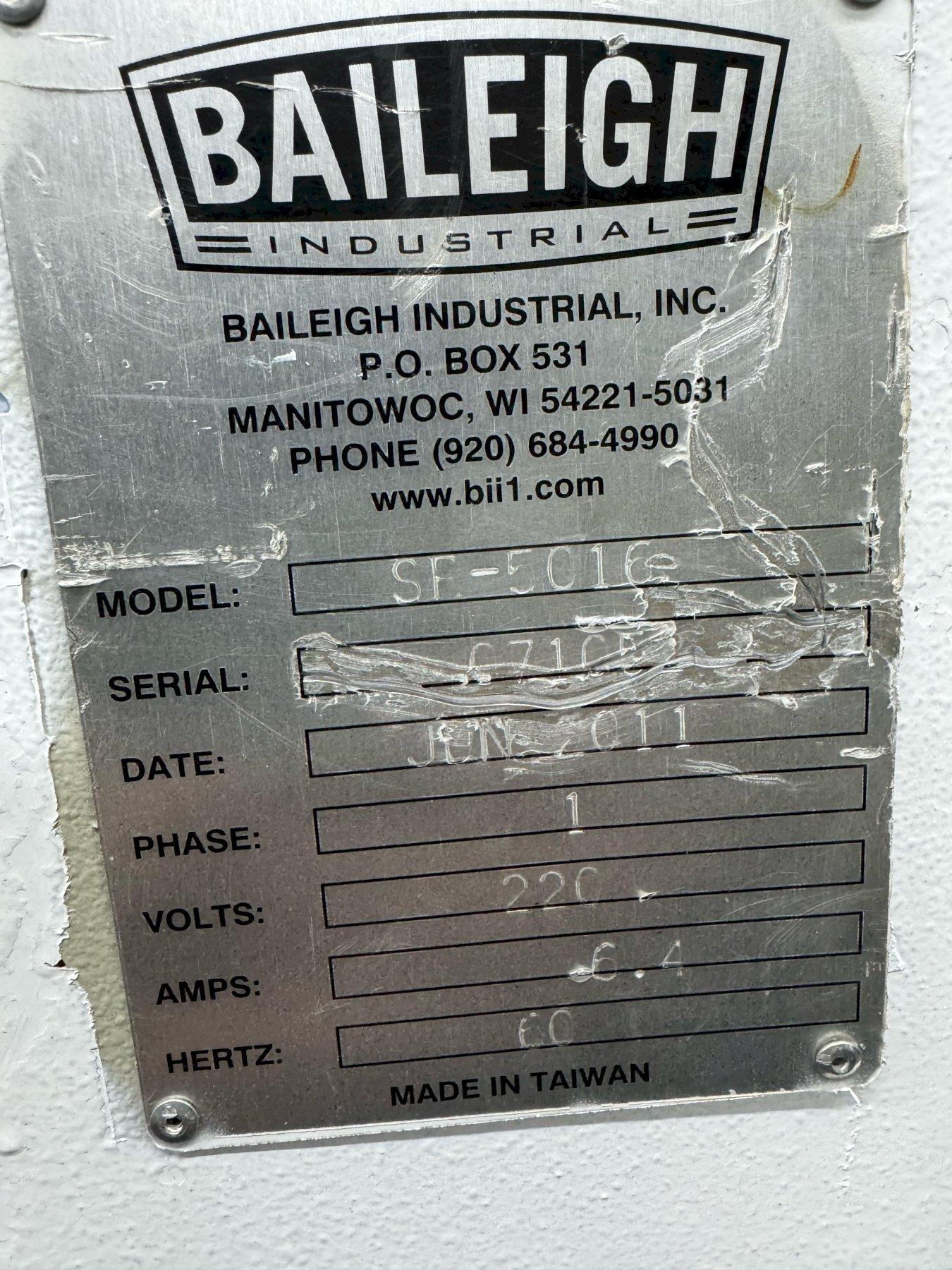 1 - PREOWNED BAILEIGH POWERED SLIP ROLL, MODEL#: SR-5016