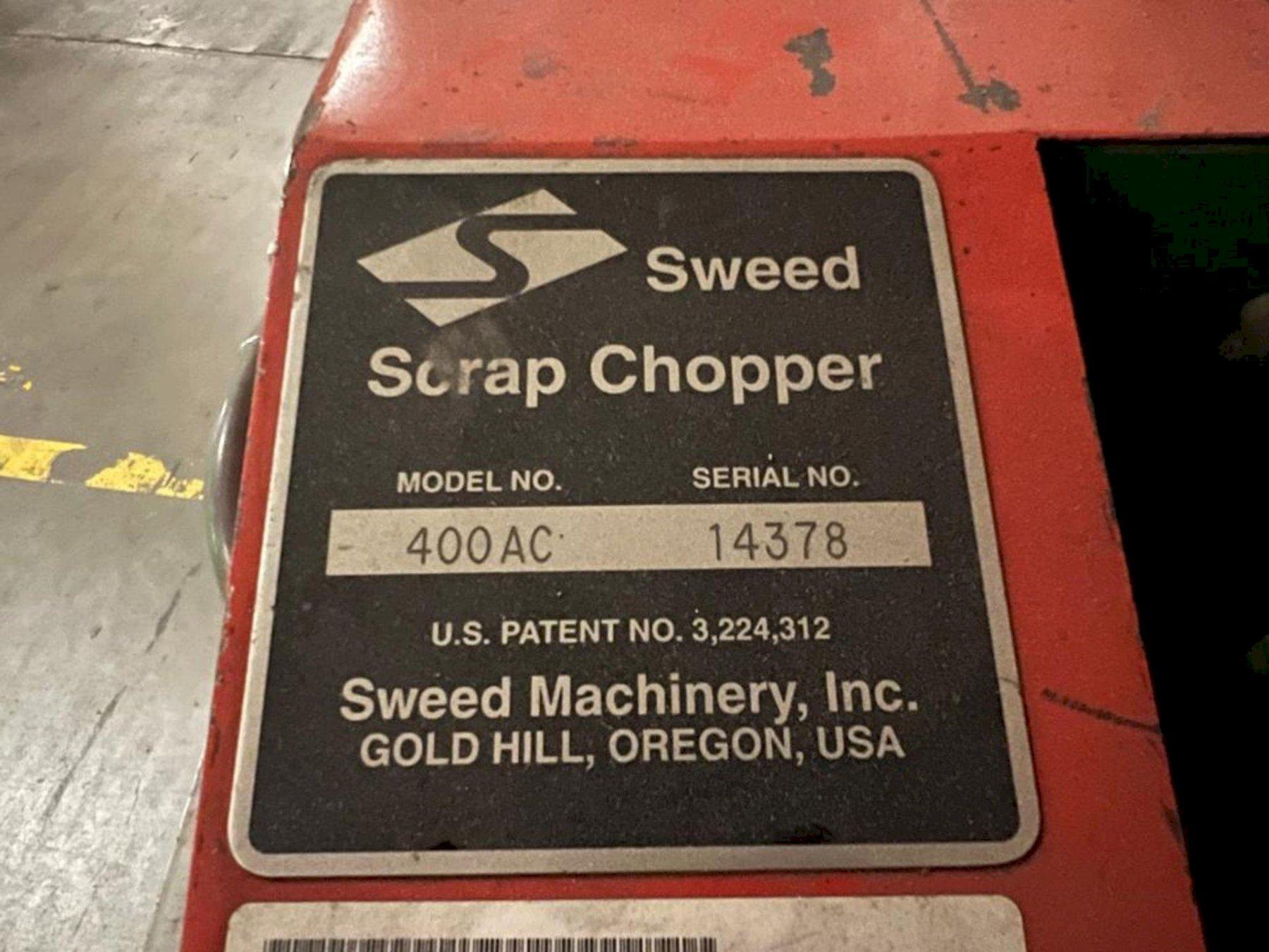 SWEED MODEL 400AC SCRAP CHOPPER: STOCK #77273