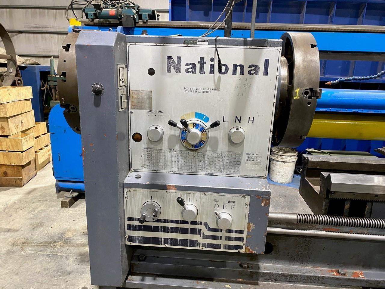 32" x 120" NATIONAL LBP-32-120 ENGINE LATHE