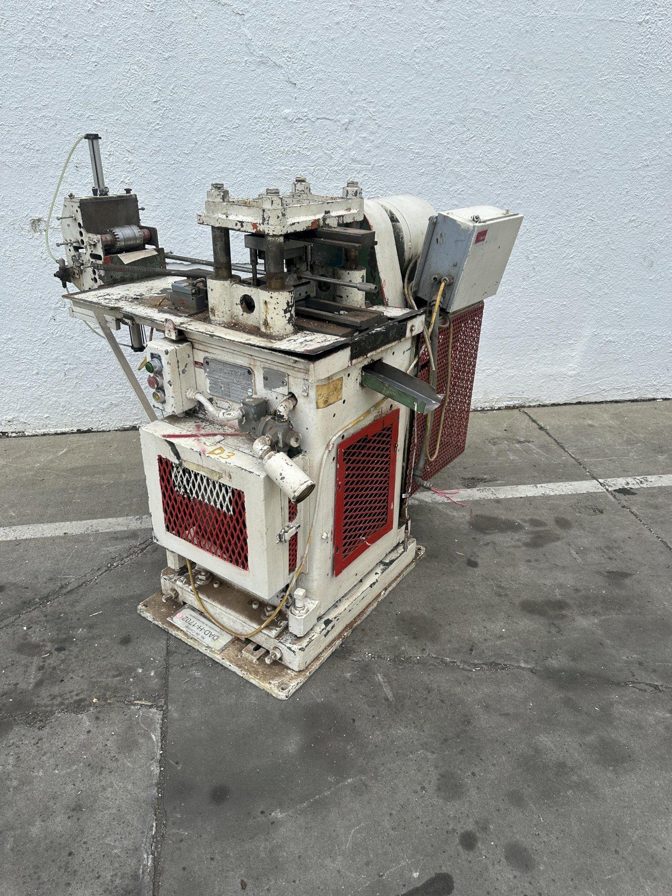 8 TON DALHSTROM 4 POST CUT OFF PRESS : STOCK #77958