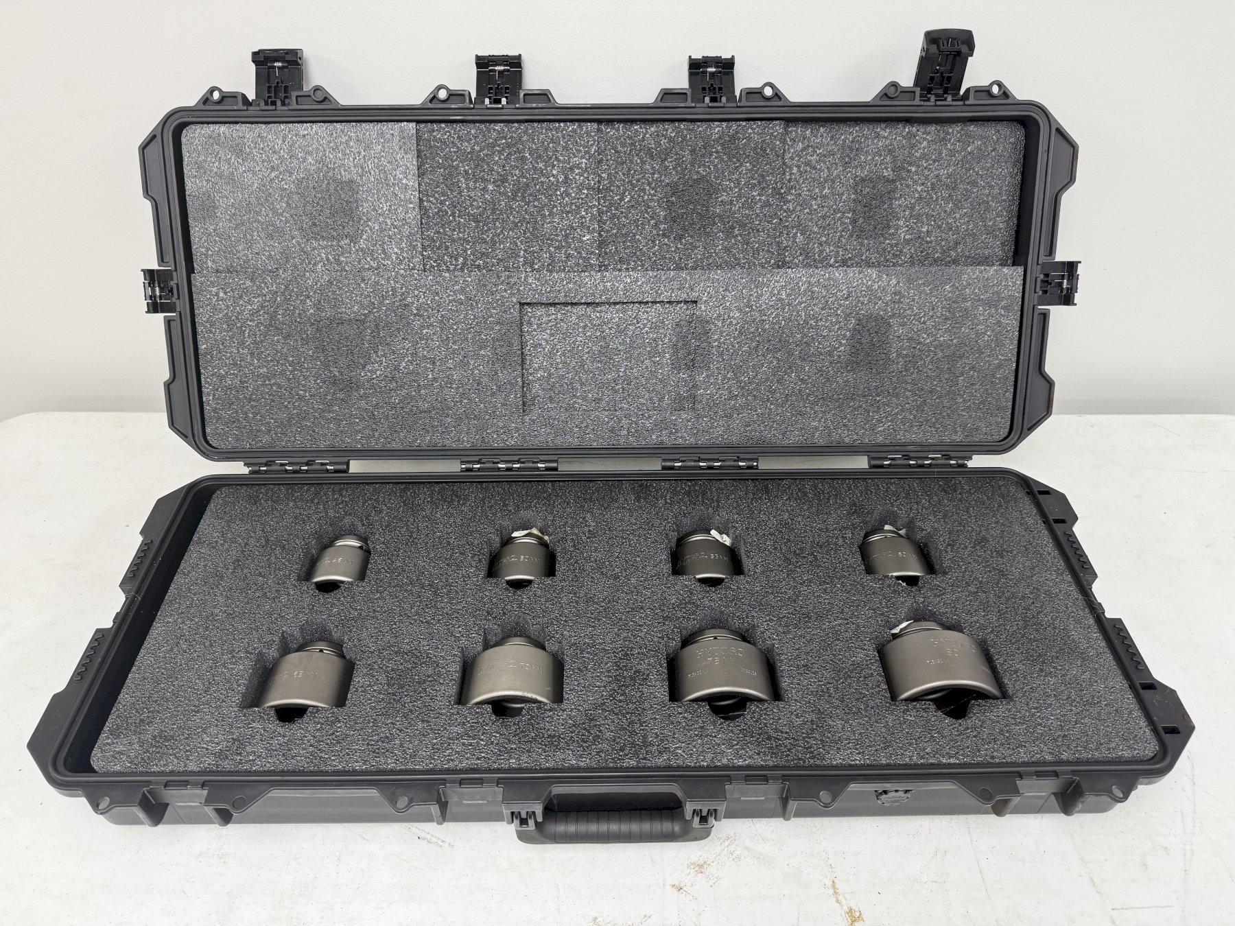 (8) 46 - 80 mm HYTORC 1" HEX SOCKETS, FOR HYDRAULIC TORQUE WRENCH: YOBRO #24178