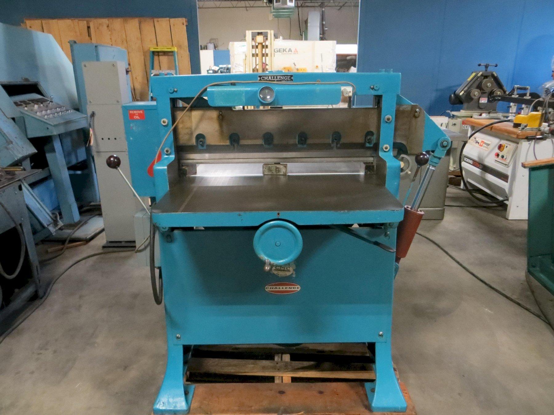 Challenge Paper Cutter Model 305 HB, 30-1/2" Width