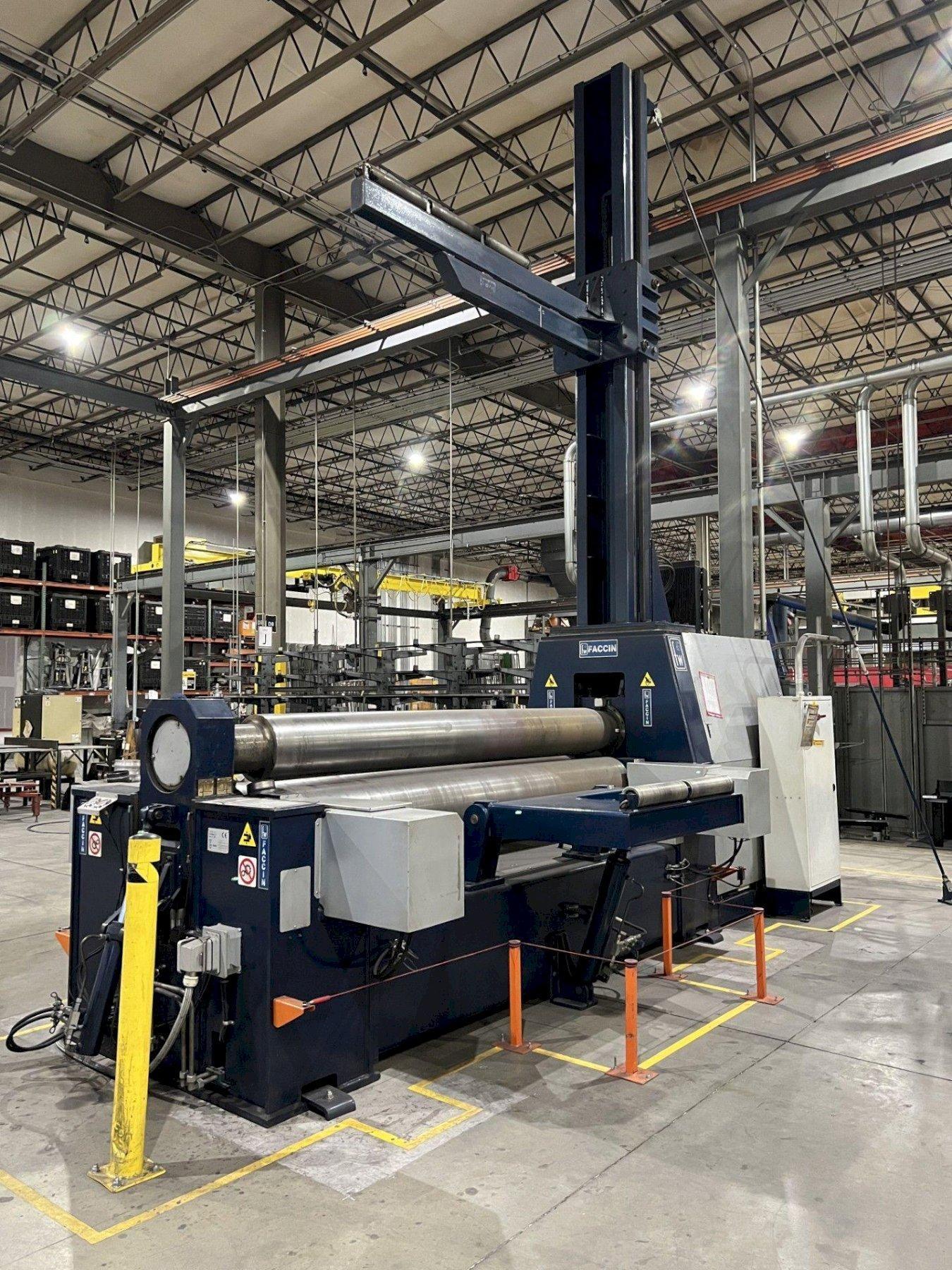 2017 Faccin HAV 3145 Hydraulic 3-Roll Plate Roll (#5844)