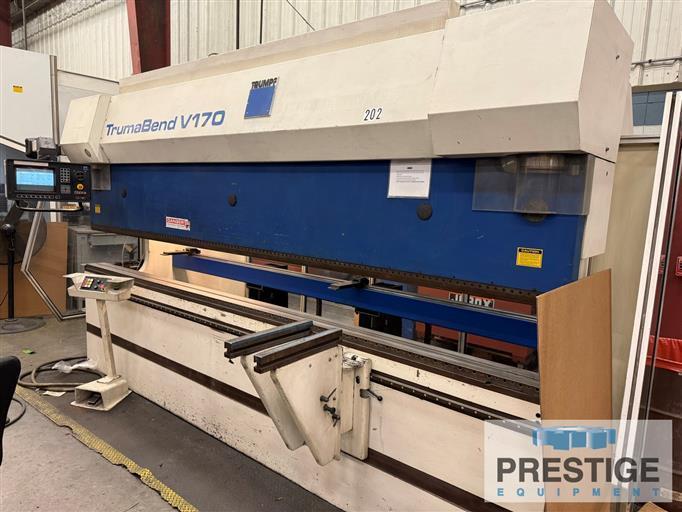 187 Ton Trumpf Trumabend V170 6-Axis CNC Press Brake