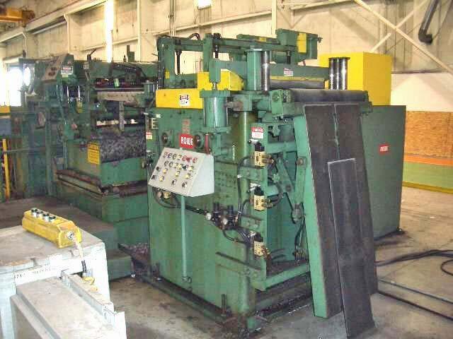 30" x .090" x 20,000# Rowe Cut-to-Length Line