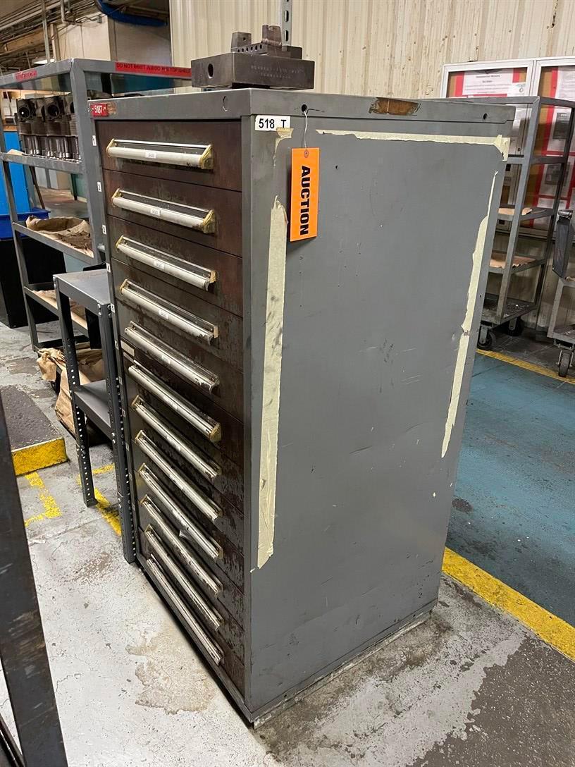 33" x 28" x 59" 12-DRAWER TOOL CABINET : STOCK #77376