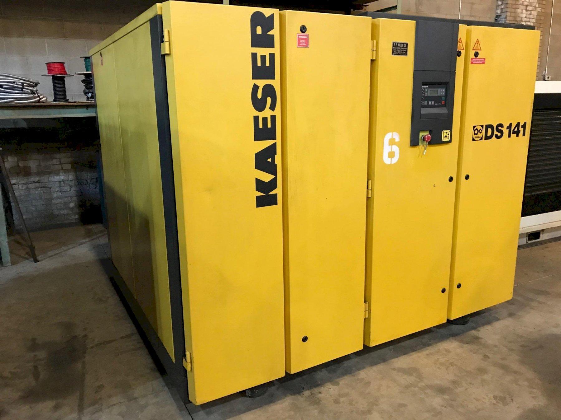 100 HP KAESER DS 141 ROTARY SCREW/SLIDING VANE AIR COMPRESSOR