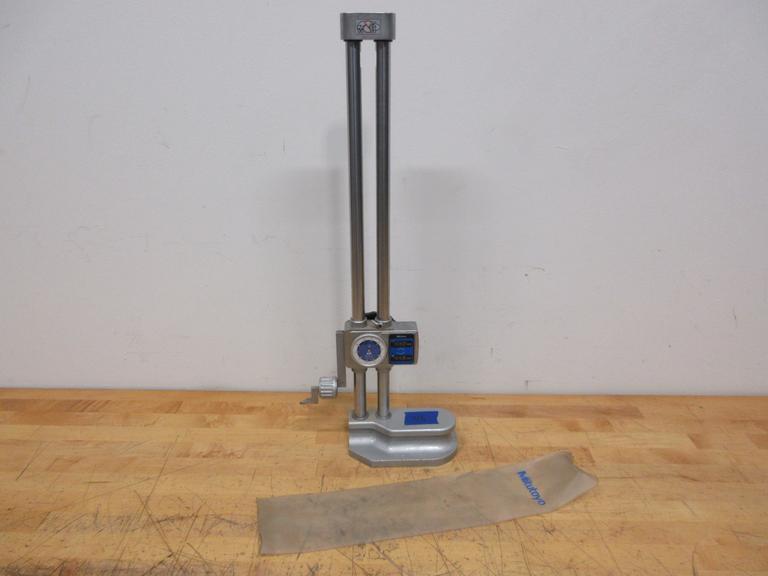 Mitutoyo 192-141 Twin Beam 18" Digital Height Guage with Dust Sleeve- Auction Item