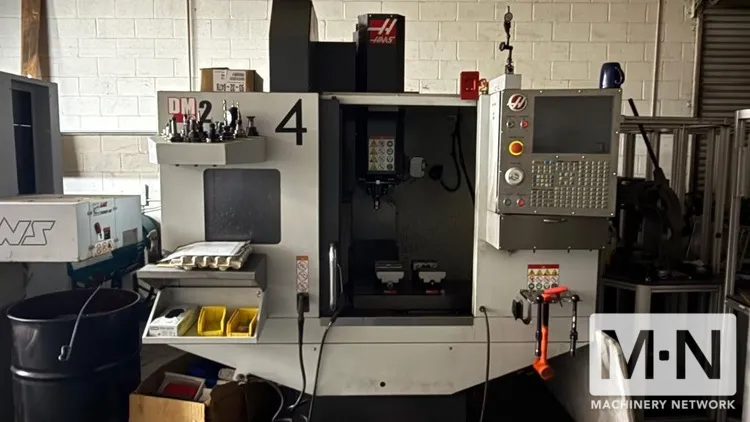 HAAS DM-2 4th-Axis CNC Vertical Machining Center, 2017