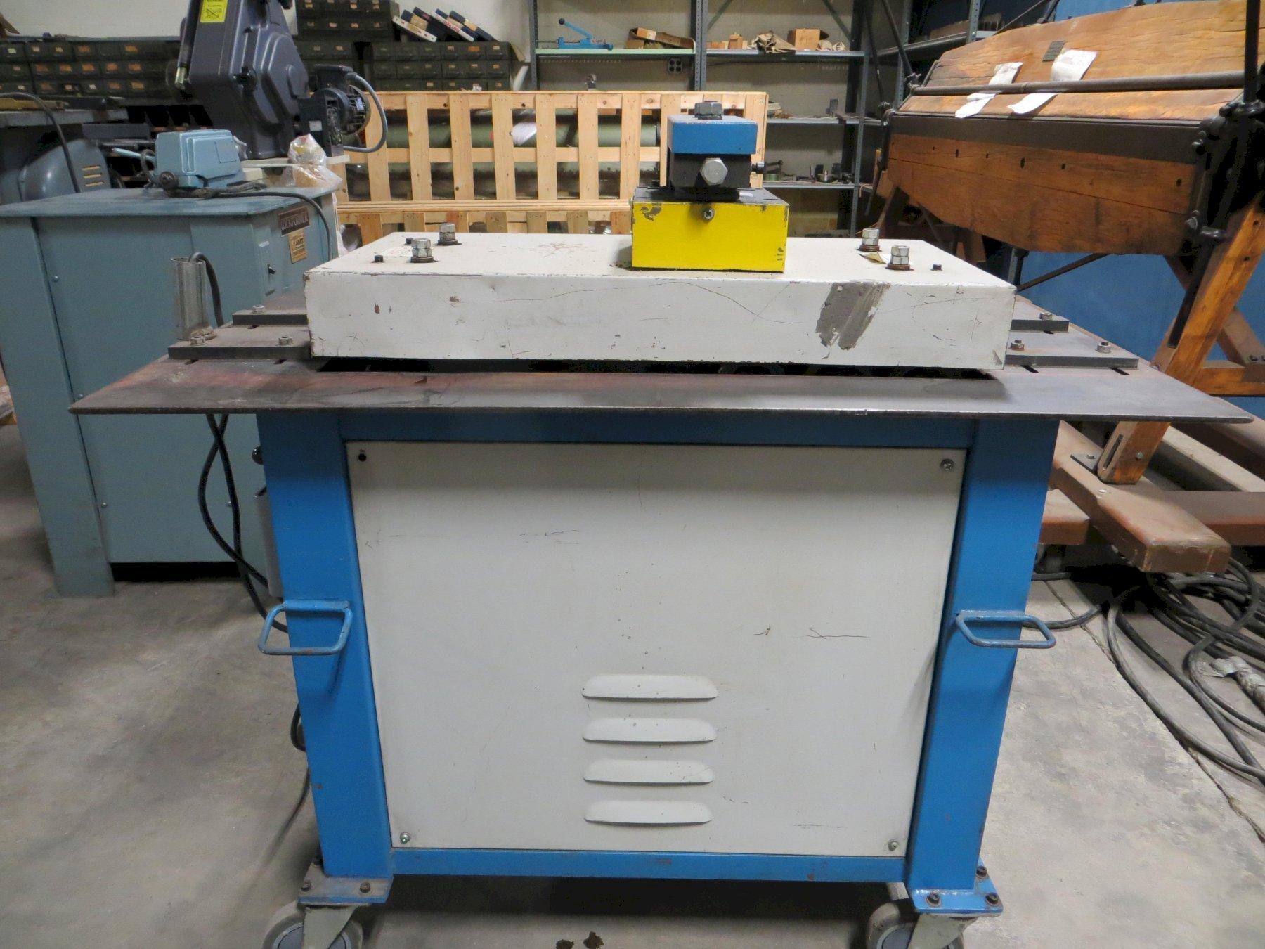 16 Ga. GMC Pittsburgh Rollforming Machine w/ Right Angle Flange and Power Flanger