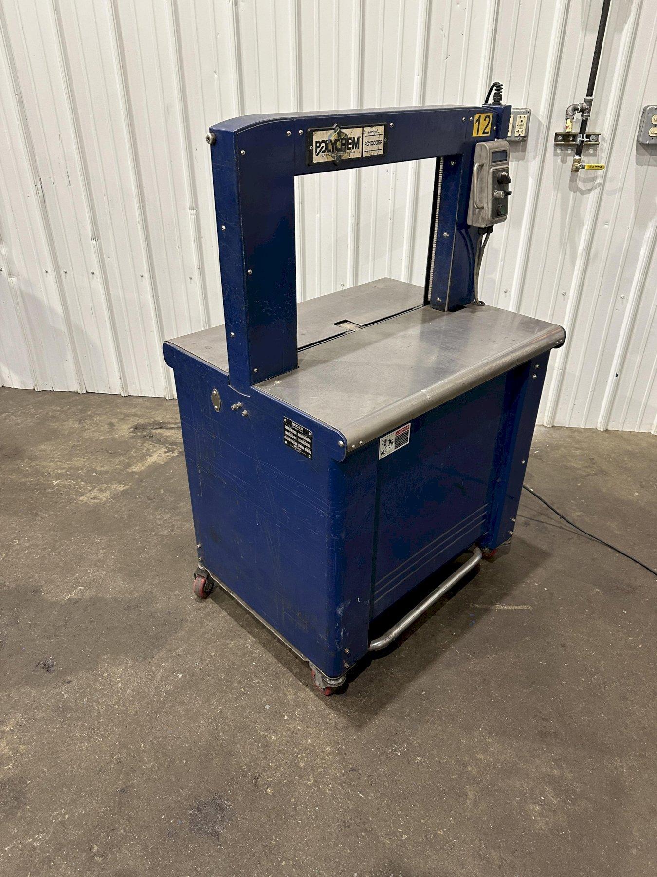 POLYCHEM MODEL #PC 100 SP BOX STRAPPER: STOCK #77456
