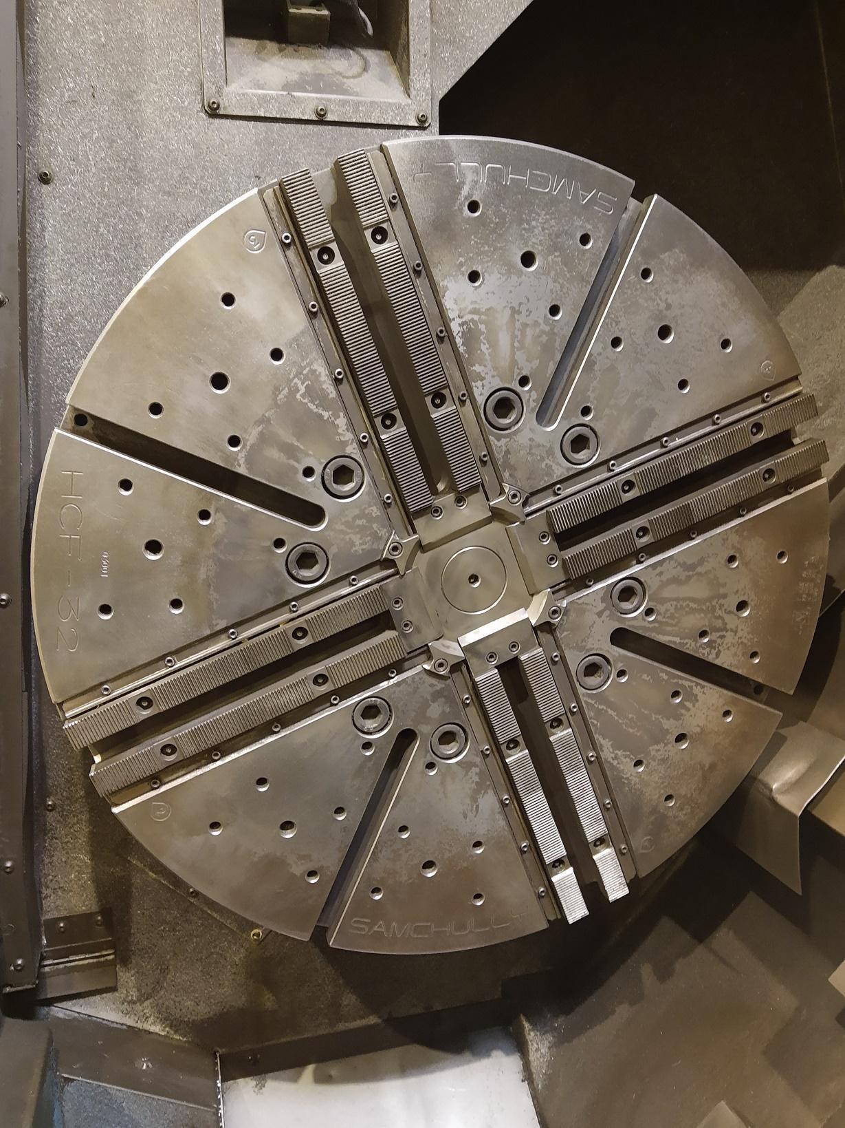 32" SAMCHULLY HFC-32 4-JAW HYDRUALIC CHUCK