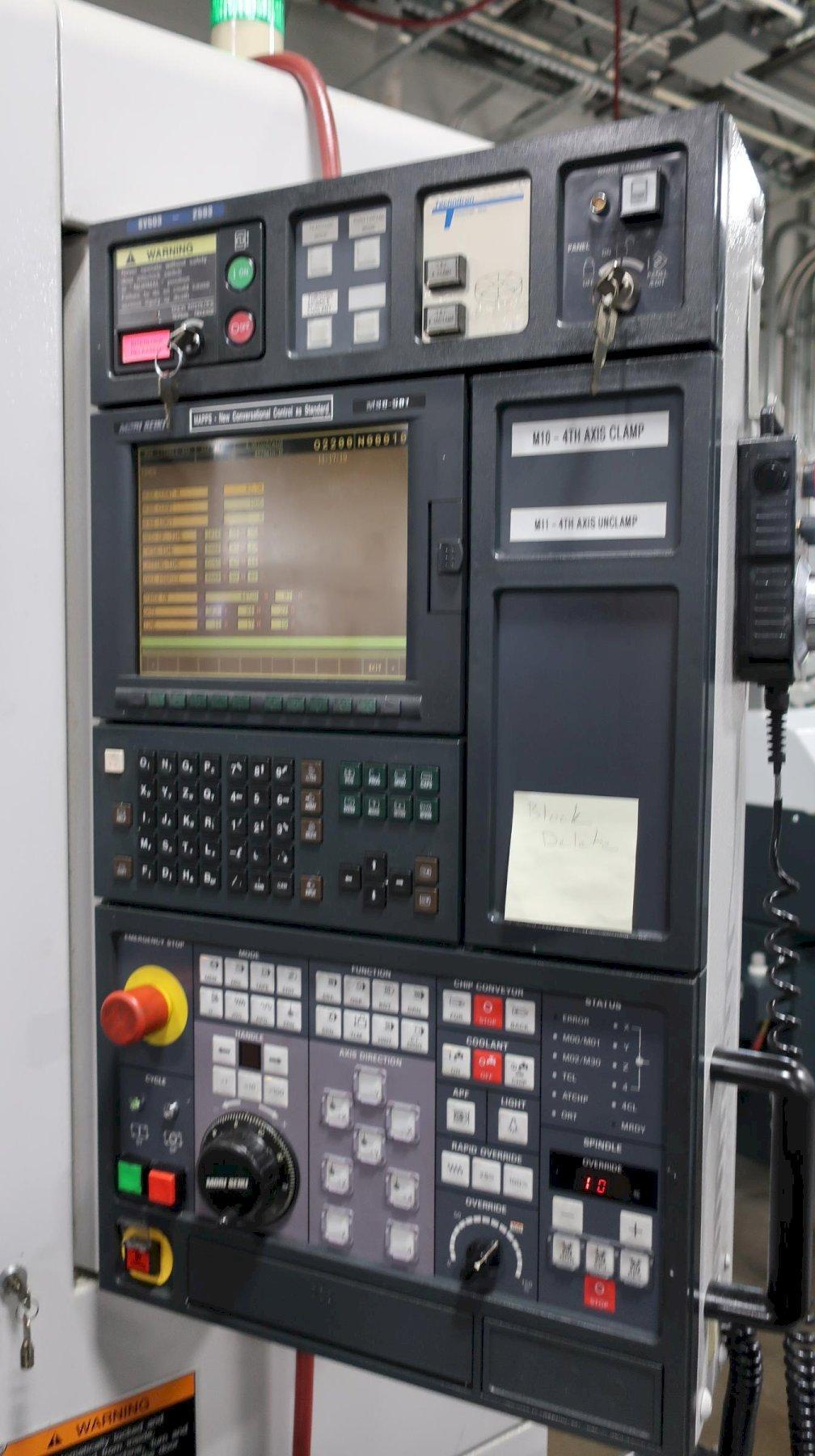 MORI SEIKI SV-503/40 Vertical Machining Center, Year 2000, With Tsudakoma 4th axis Rotary table