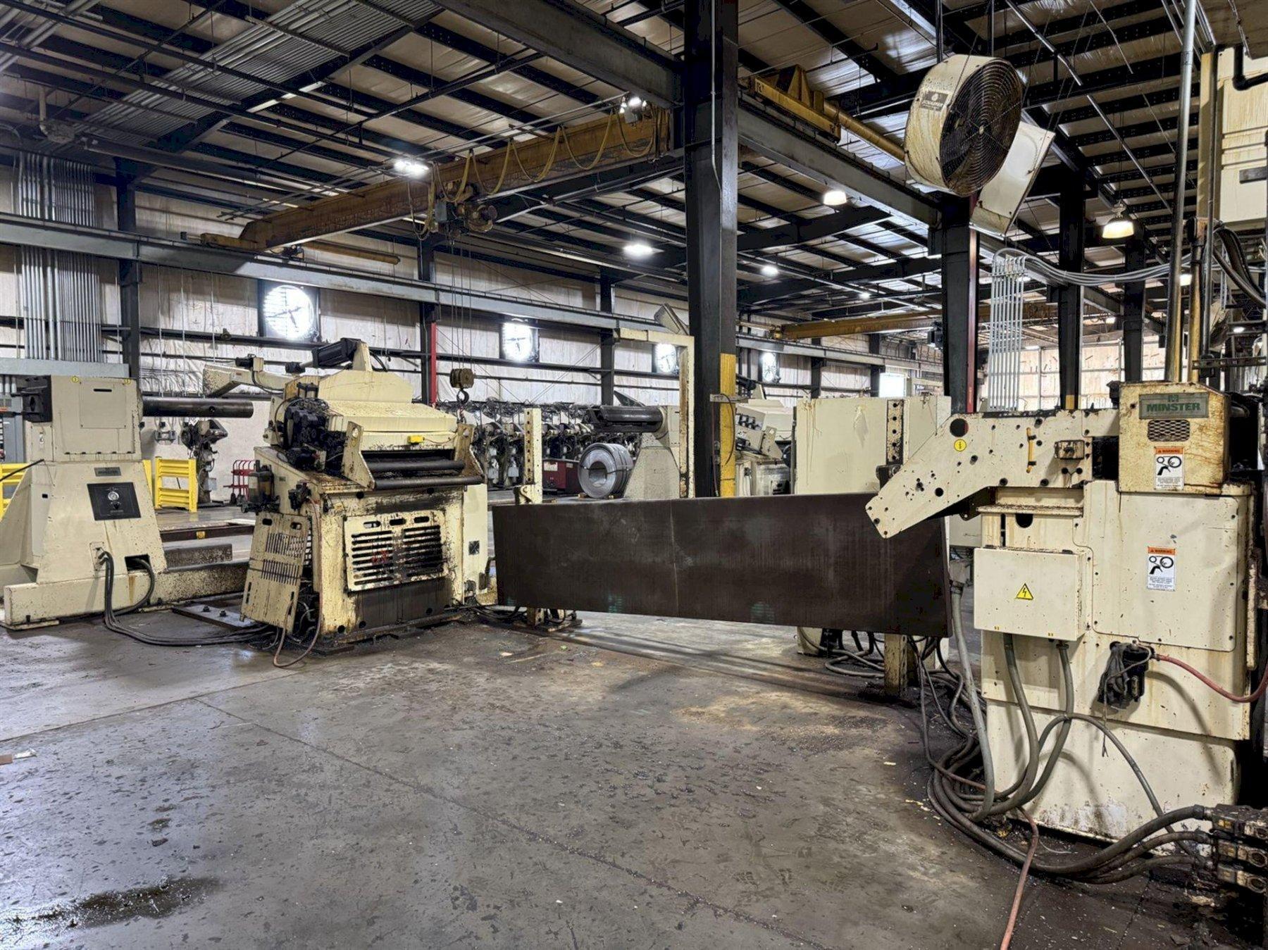MINSTER Complete Coil Feed Line 24,000 Lbs. x 32" Wide x .125"