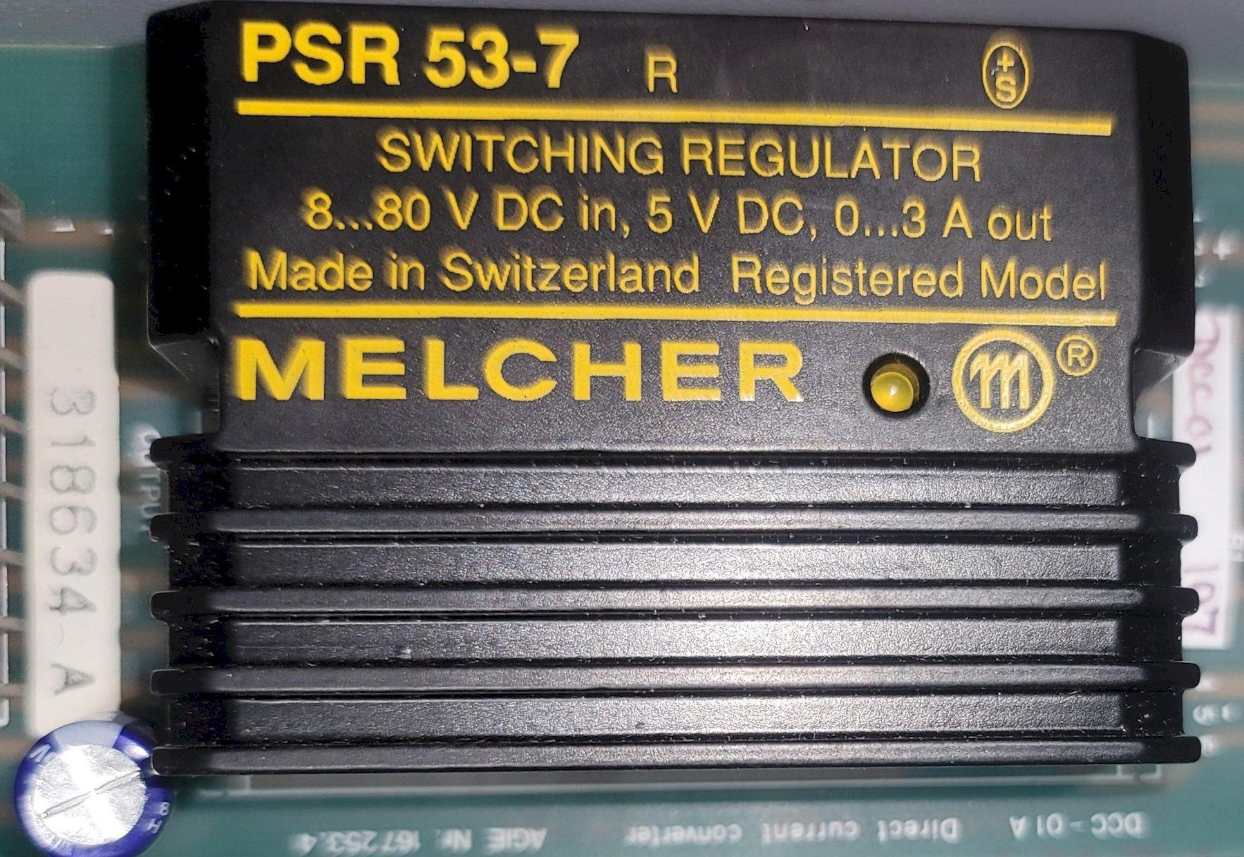 MELCHER DC SWITCHING REGULATOR PSR 53-7