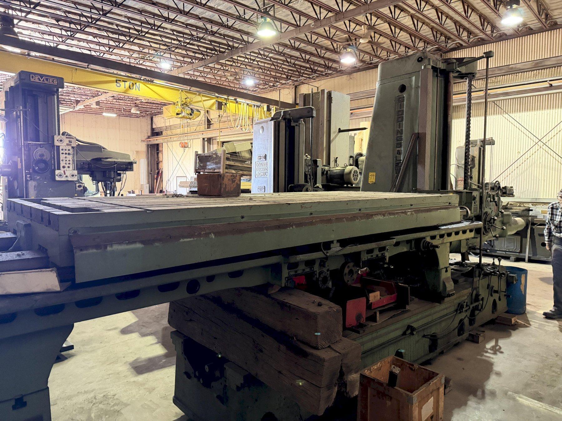 5" GIDDINGS & LEWIS 350-T HORIZONTAL BORING MILL. STOCK #0651326