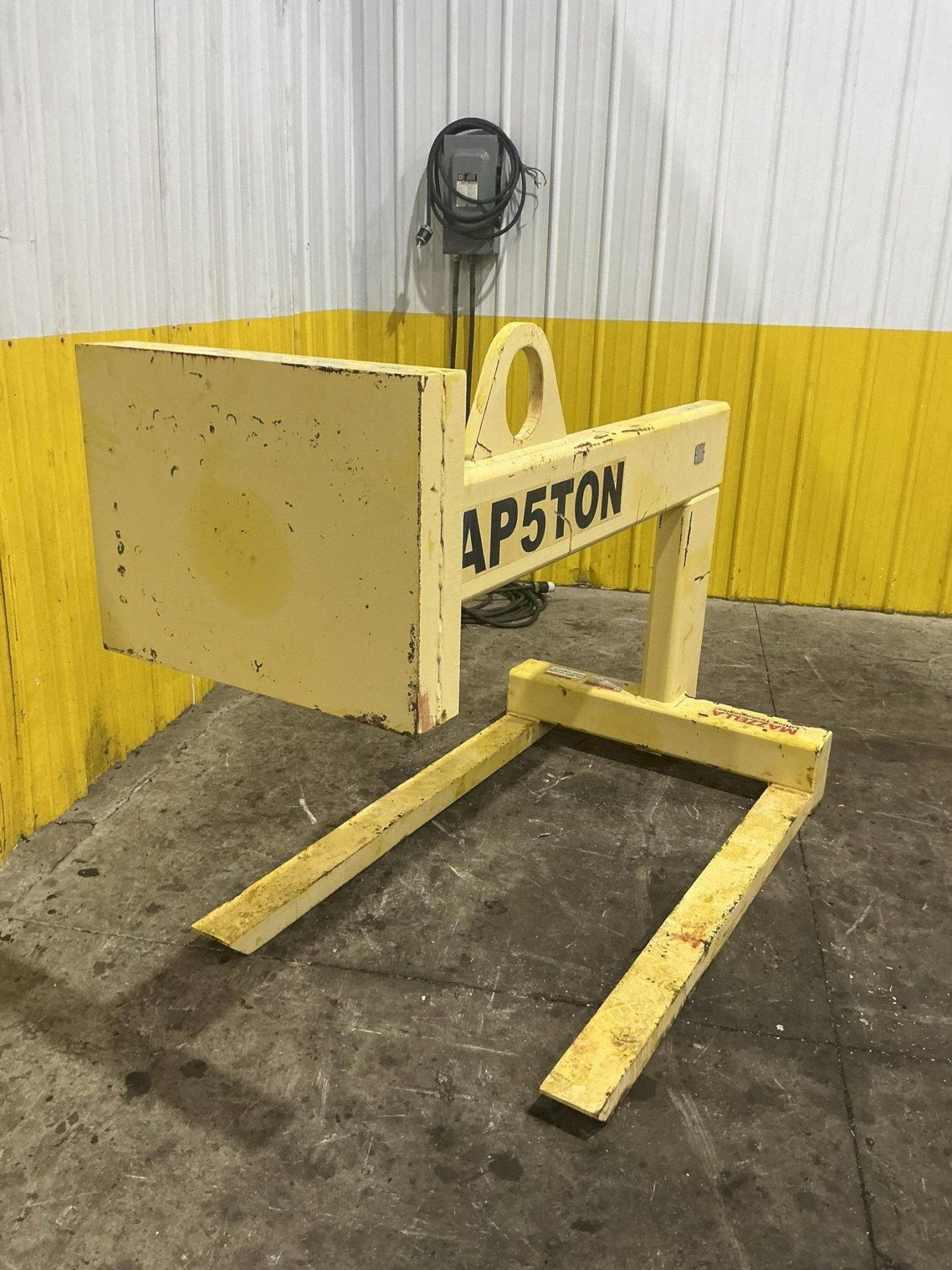 5 TON MAZZELLA PALLET CRANE FIXED FORK PALLET LIFTER NEW 2020: YOBRO #26159