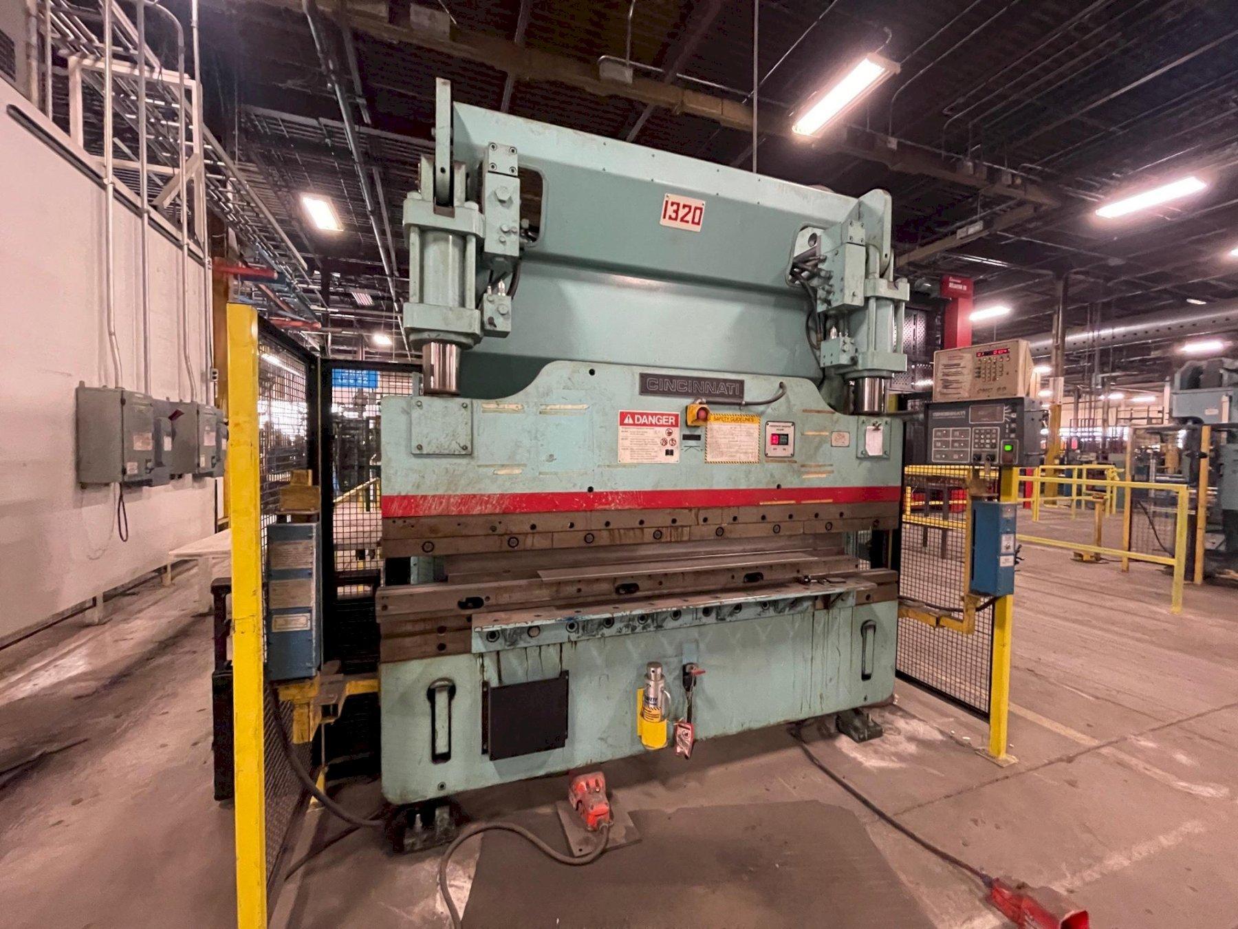 90 TON X 8' CINCINNATI CBII  HYDRAULIC BRAKE: STOCK #76655