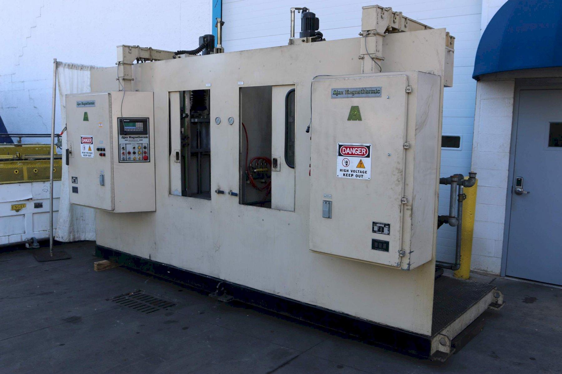 150 KW-10 KHZ DUAL HEAD AJAX INDUCTION SCANNER/HARDENER: STOCK #68790