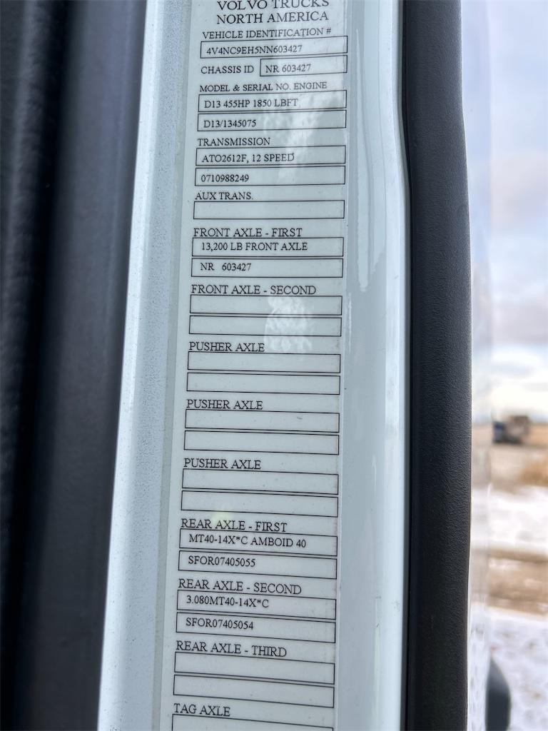 2022 Volvo VNL 4V4NC9EH5NN603427