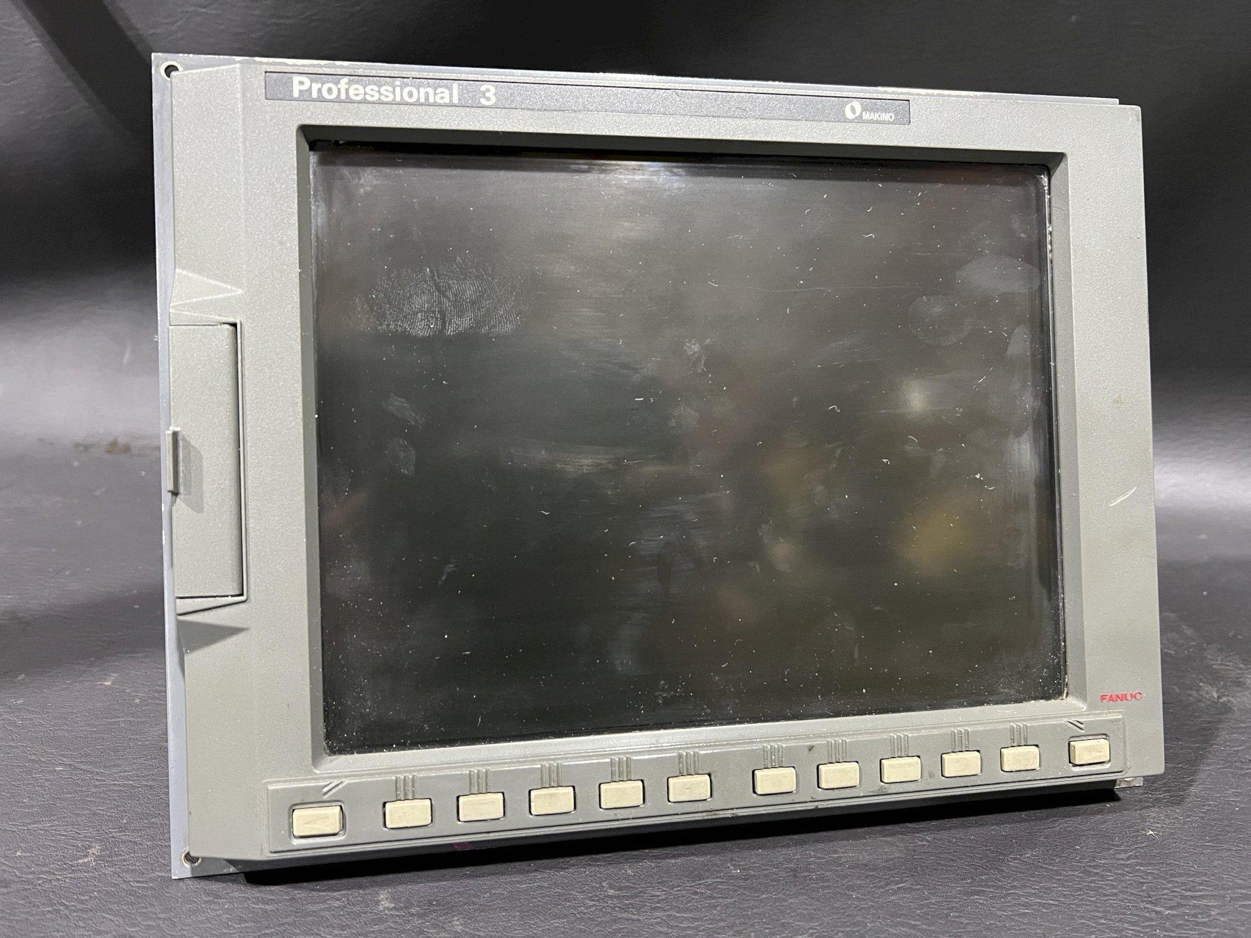 Fanuc Makino Professional 3 CNC 10.4" Operator Panel Interface A02B-0265-C071 A02B0265C071