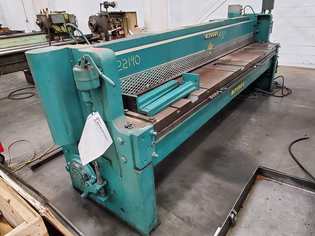 10' X 12 GAUGE WYSONG MODEL 1210 MECHANICAL SHEAR