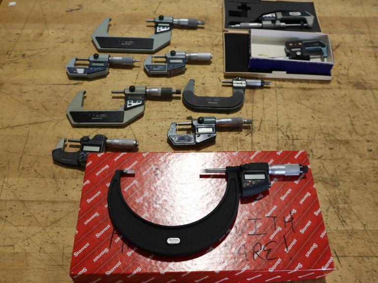 Digital Micrometers, Mitutoyo, Starrett and Fowler- Auction Item