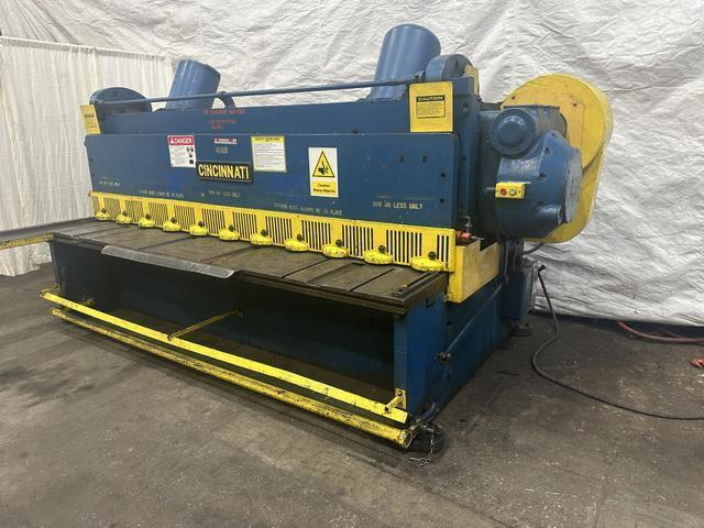 10' x 3/8" Cincinnati Power Squaring Shear