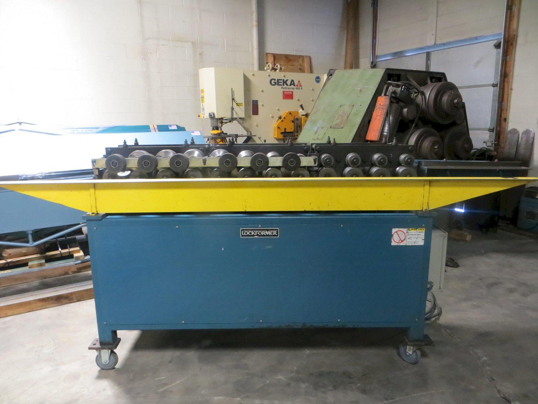 LOCKFORMER TRANSVERSE DUCT (TDC) ROLLFORMING MACHINE MODEL 14-TDC