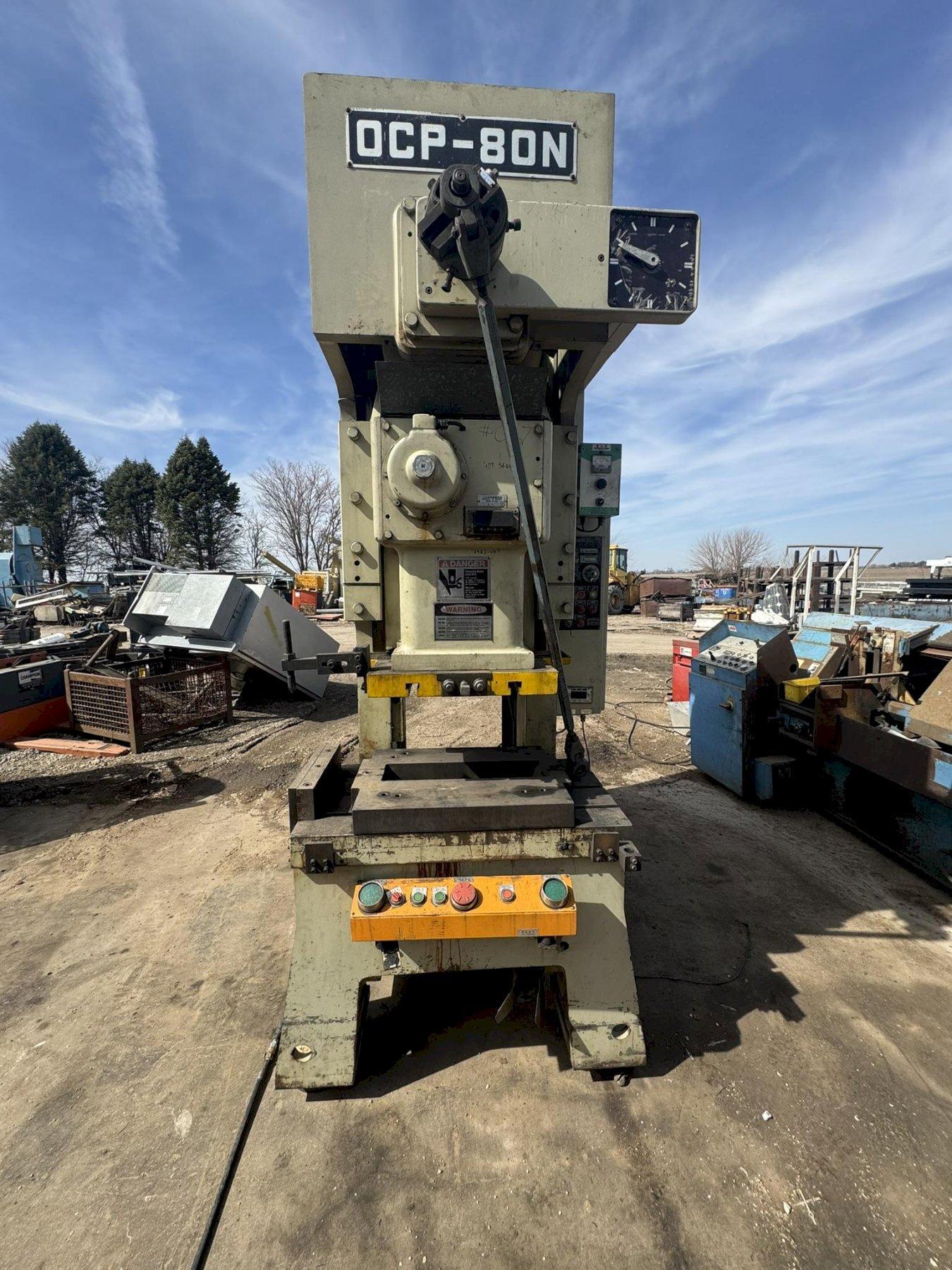 1 - PREOWNED CHIN FONG INDUSTRIAL PRESS, MODEL #: OCP80N, S/N: 90422 1990-12