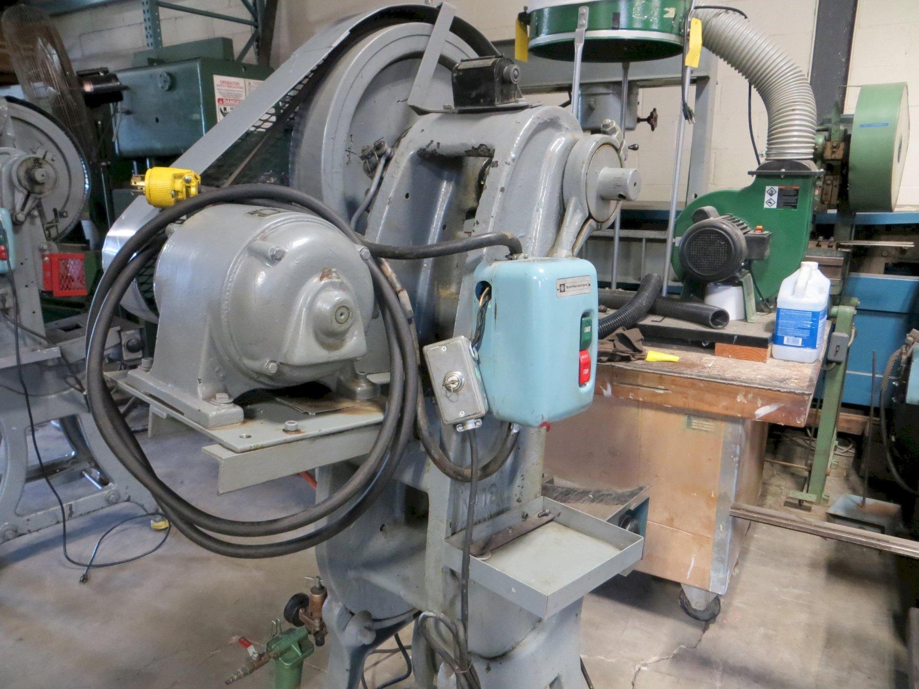 10 Ton Used Bliss OBI Mechanical Clutch Press Model 18