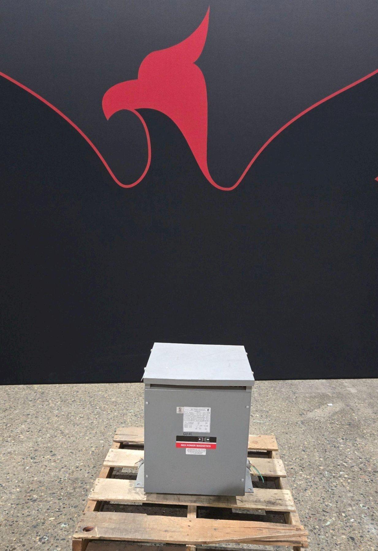 REX POWER MAGNETICS BC6F-P 6 KVA 380V/480Y-277V TRANSFORMER USED