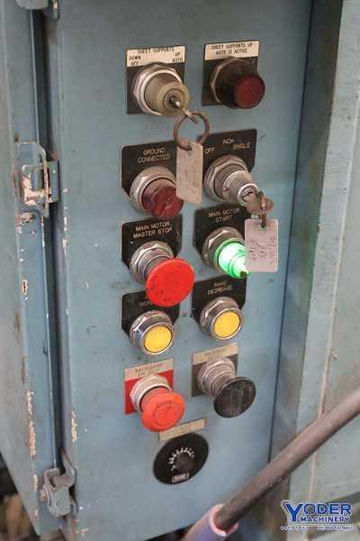 10' X 10 GAUGE NIAGARA MODEL SP10-10 HYDRAULIC SHEAR