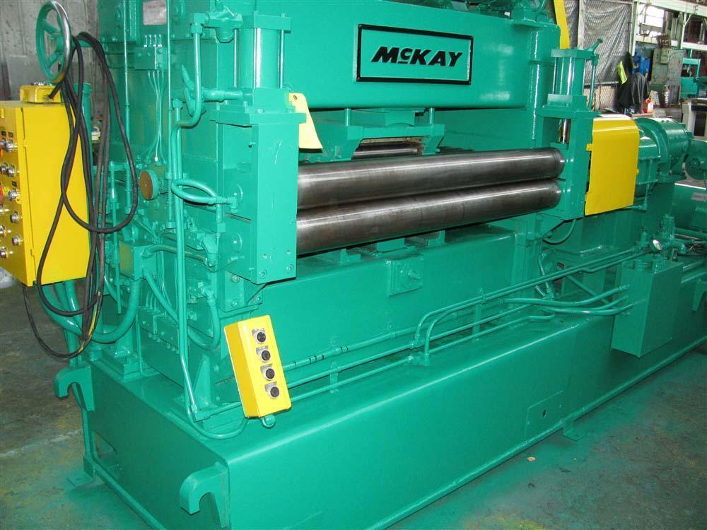 54' X 14 GA MCKAY 5 ROLL BACKED UP COIL STRAIGHTENER: STOCK #53396