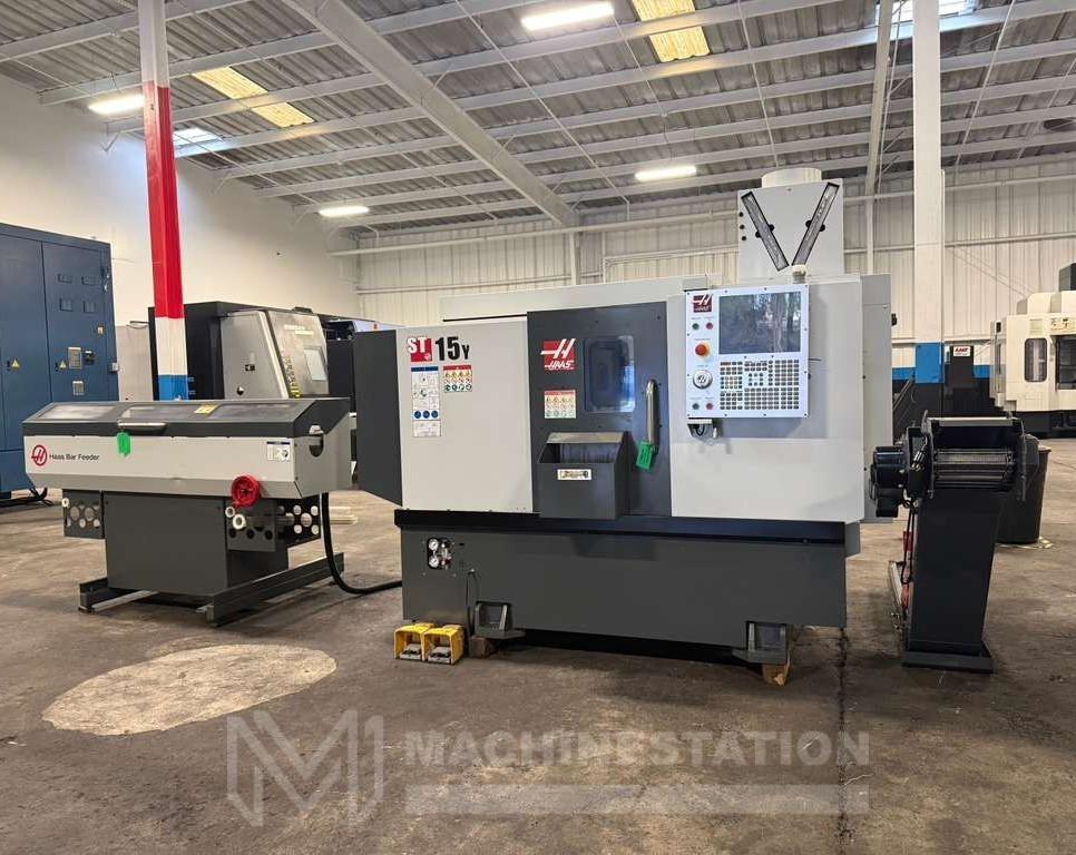 Haas ST-15Y CNC Turning Center – 2019 Y Axis Sub Spindle Bar Feeder Lathe
