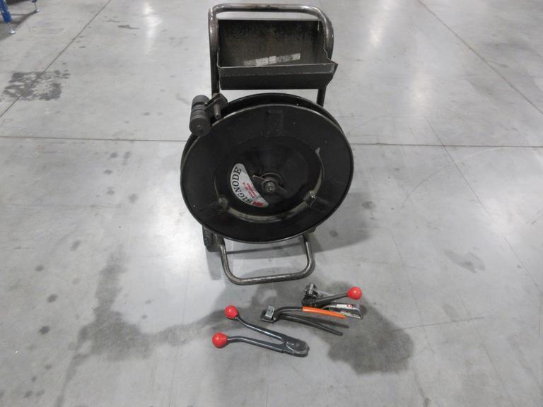 Signode DF-15 Metal Banding Cart with Band Ratchet, Crimper, Cutter- Auction Item