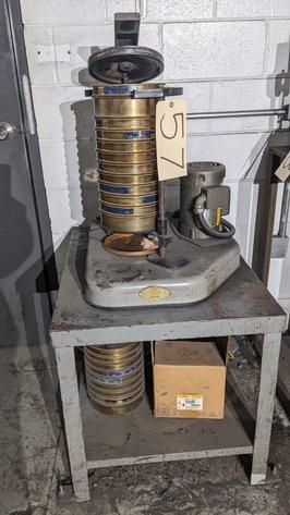 Tyler rotap sieve tester with screens s/n 10741