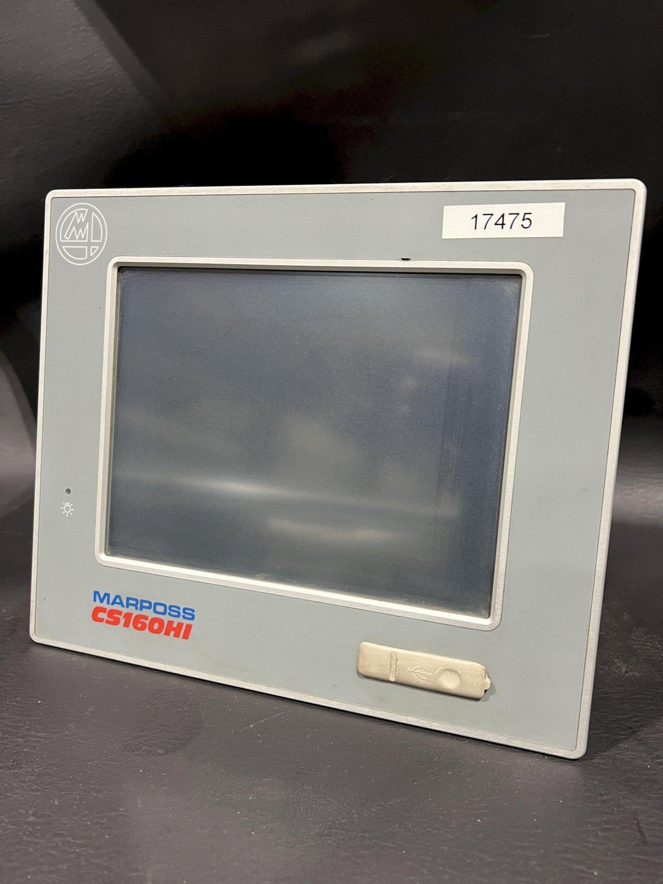 Marposs CS160HI LCD CNC Machine Monitoring Interface Operator Panel Windows XP