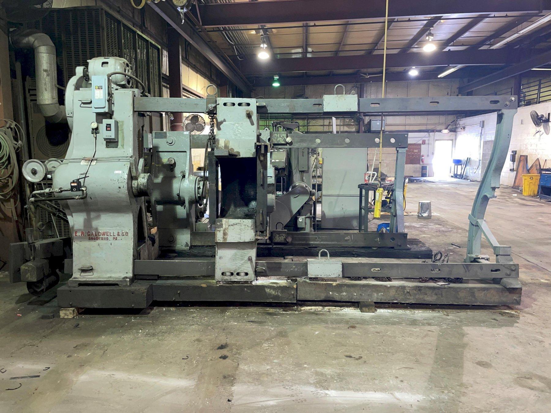 E.R. Caldwell & Company 300-Ton Hydraulic Inclined Wheel Press