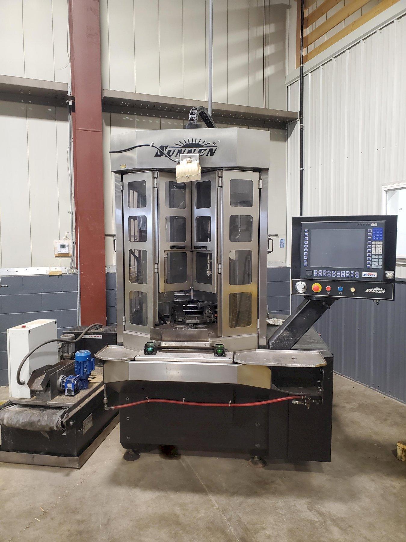 Sunnen Model SV-1015-2 Single Spindle Column Type Vertical Honing Machine