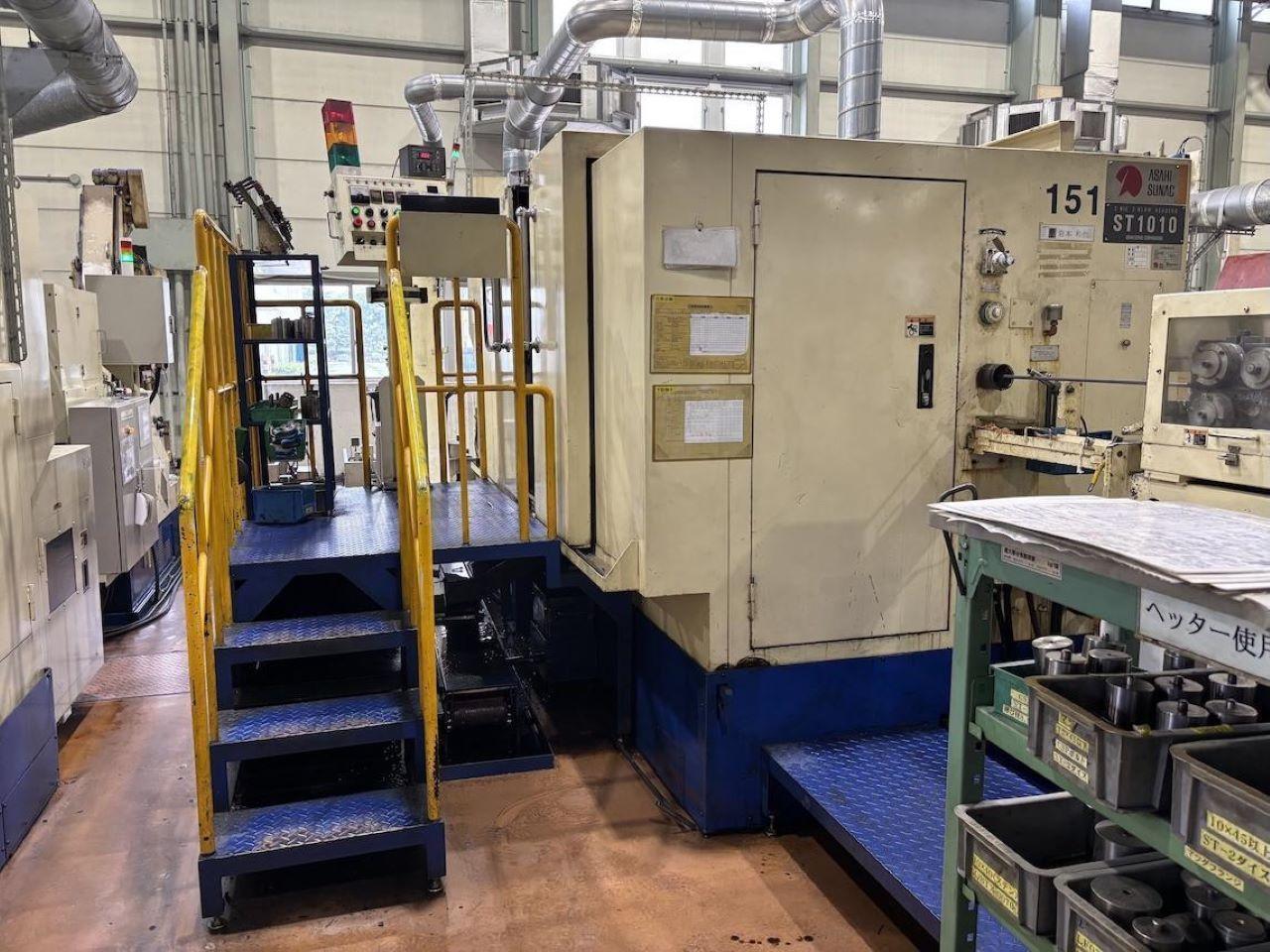ASAHI SUNAC MODEL ST-1010 2 DIE 2 BLOW COLD HEADER