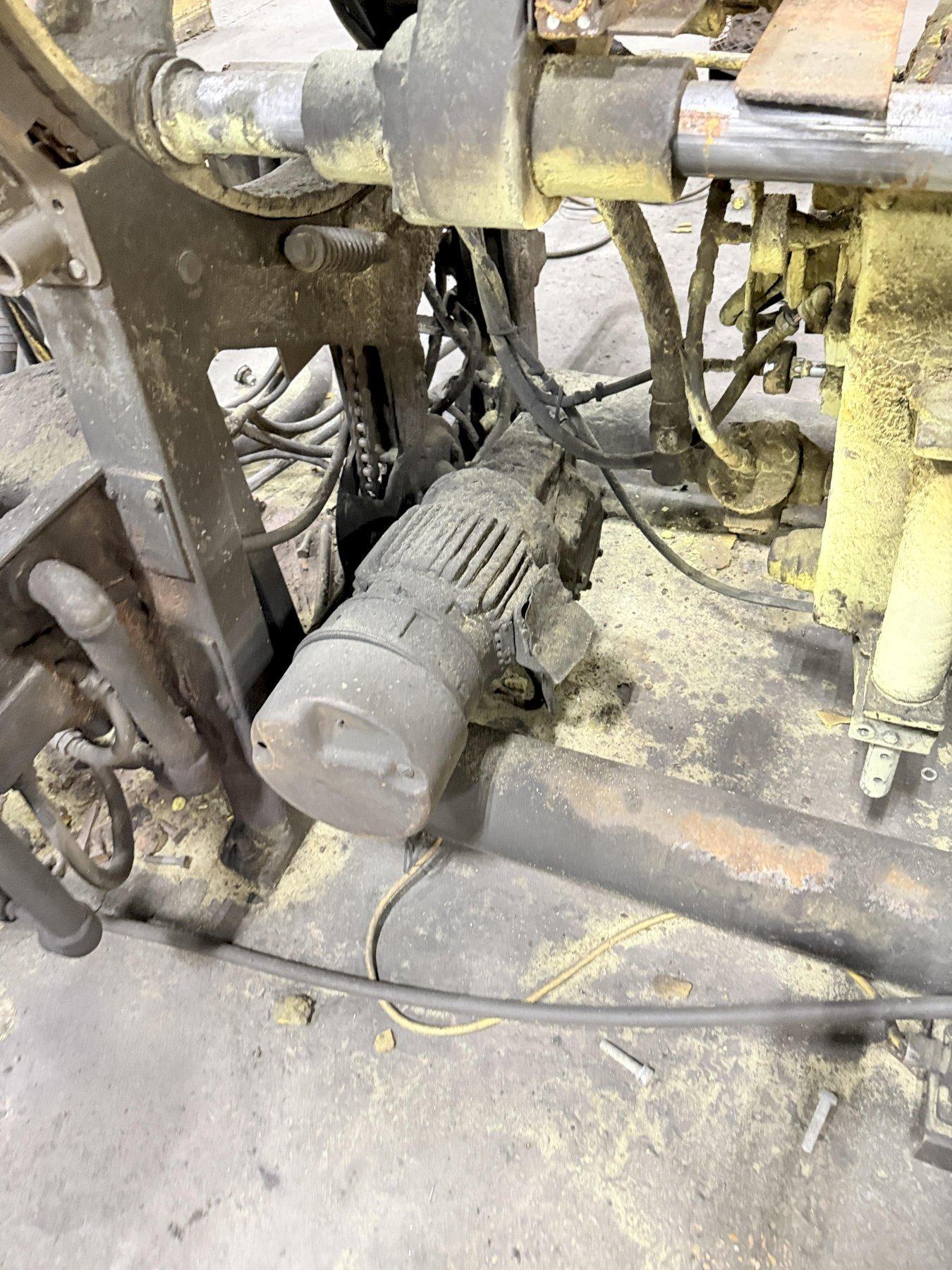 Shalco model u180 shell core machine with gun drilled heater plates, (no sand feed hopper)