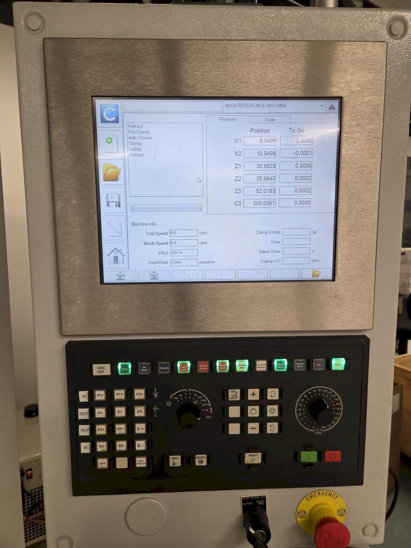OptiPro Model PRO 160C Precision Optics Centering Machine, 7-Axis, 5-200mm Optics, Tool Spindle: 12000 RPM, Only 200 approx. hours,  11.7 HP, New 2017